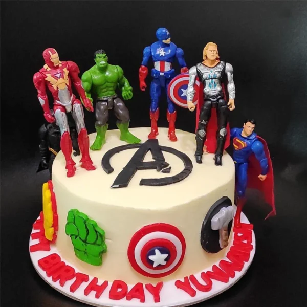 Avengers Hero Theme Cake