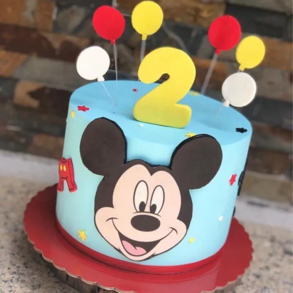 Mickey Mouse Theme Cake