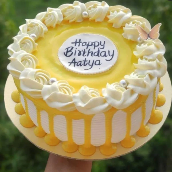 Mango Round Shape Birthday Cake