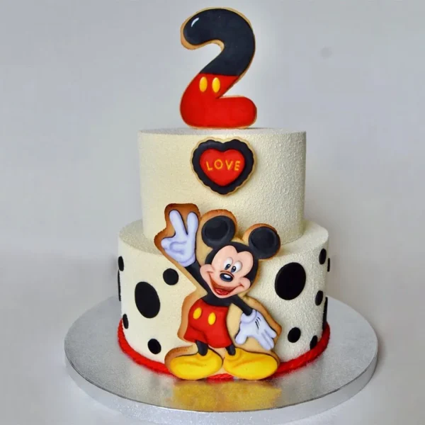 Mickey Mouse 2 Tier Cake